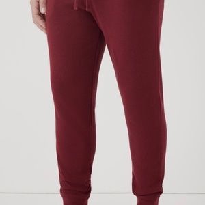 NWT Men's Pact Red Waffle Joggers Size Large - Brand nEW!